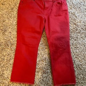 Old Navy Red Jean